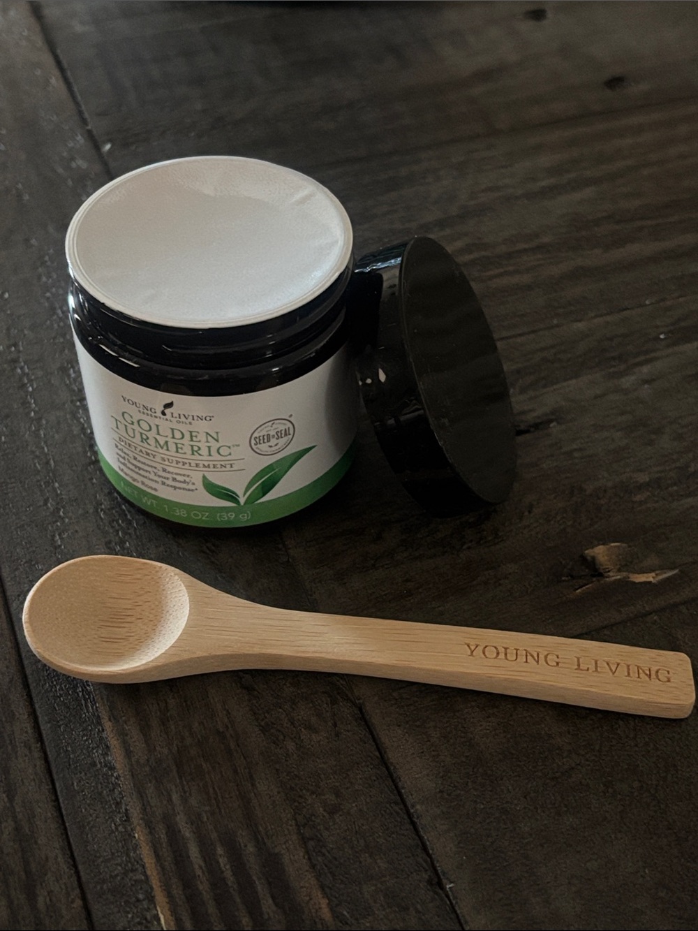 YOUNG LIVING GOLDEN TURMERIC AND WOODEN SPOON NWT SEALED BUNDLE2SAVE